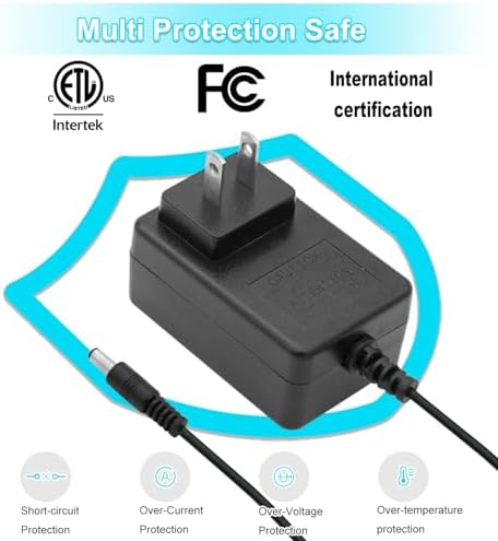 FLHFULIHUA 12 Volt Battery Charger for Kids Ride on Toys - Universal Charger for Best Choice Products Wrangler SUV，Kid Trax Dynacraft ，Kidzone
