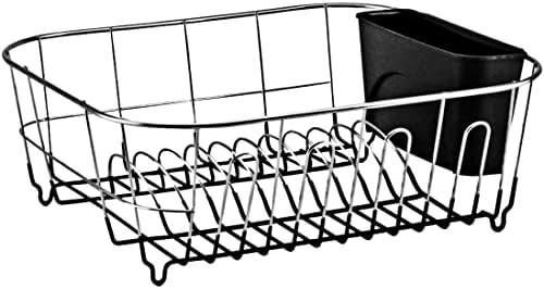 Neat-O Deluxe Chrome-Plated Steel Small Dish Drainers (Black)