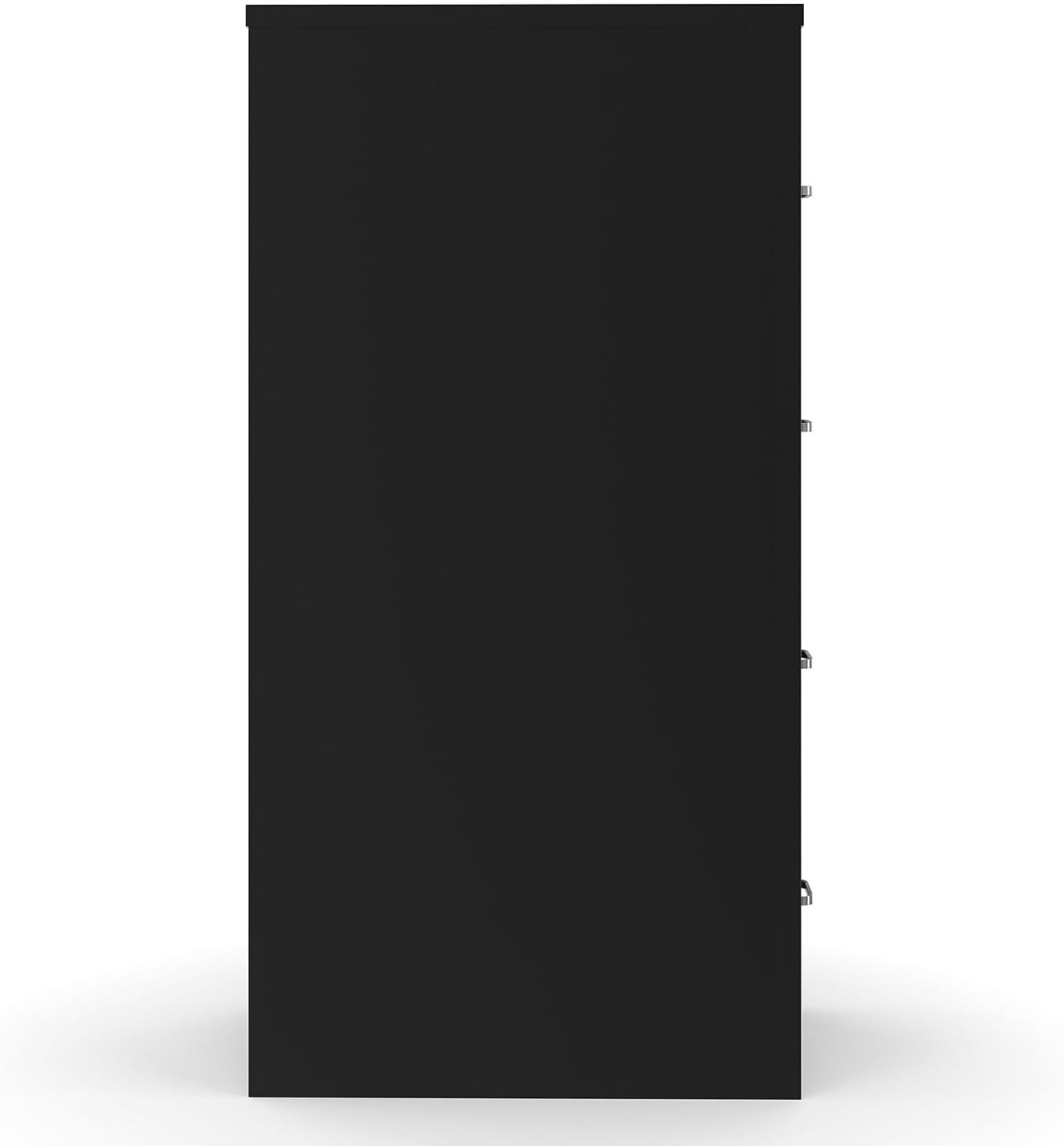 Staples 4-Drawer Vertical File Cabinet, Letter Size Documents, Lockable, 26.5" D x 15" W x 51.97" H, Putty/Beige