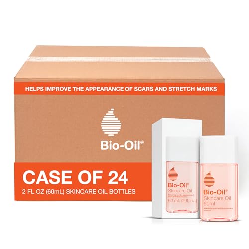 Bio-Oil Skincare Body Oil Serum, Scars & Stretch Marks, 6.7 fl oz | Dermatologist Recommended, Vitamin E & A, Dry & Sensitive Skin, Non-Comedogenic, Face and Body, Scar Treatment