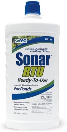 Season-Long Pond Protection Plan – Enhances Visual Appearance, Lasting Weed Control & Growth Prevention (Aquashade Plus + Sonar RTU)