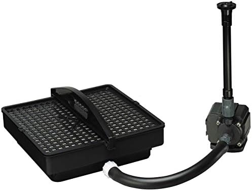 Danner Manufacturing, Inc., Pondmaster Garden Pond Filter and Pump Kit, PMK 1250, Black, 02212