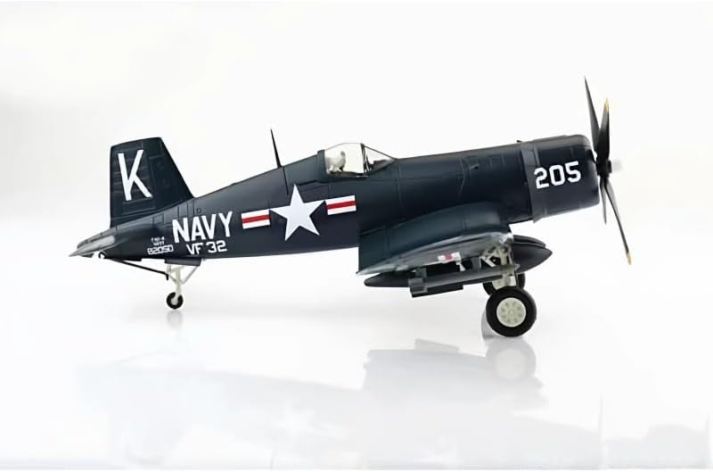 for Hobby Master for USN F4U-4 for Corsair VF-32 USS Leyte 1:48 1950 Medal of Honor White 205/82050 Model Display Collection Gift