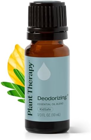 Plant Therapy Deodorizing Essential Oil Blend 10 mL Ideal for Cleaning | Pure Essential Oils, Undiluted, Ideal for Household Cleaning & Deodorizing