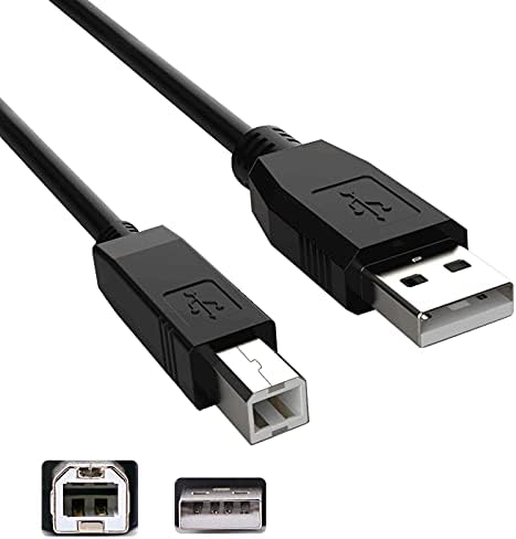 Replacement 10FT USB A Male to B Male Cable Cord Data Transfer Host Cable Cord for AKAI MPK Mini Mk2 USB MIDI Keyboard Pad Controller