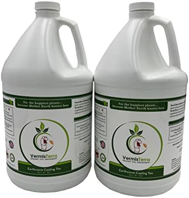 Worm Tea for Gardening - 32oz Quart - Organic Earthworm Soil Enhancer - Vermicompost with Kelp - Increase Yields, Boost Growth, Reduce Stress- Vegetables, Flowers, Fruit Trees - Plant Probiotic