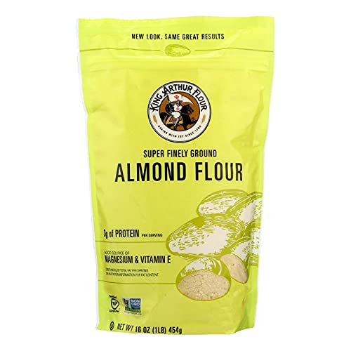 King Arthur Flour Gluten-Free Almond Flour, 16 Ounce (Pack of 4)