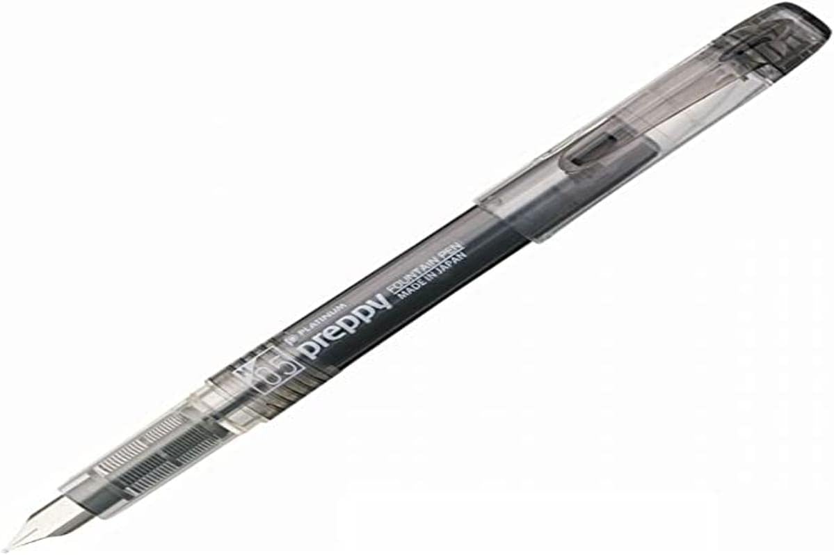 Platinum Fountain Pen, Preppy, Medium Nib, Black (1716013.0)