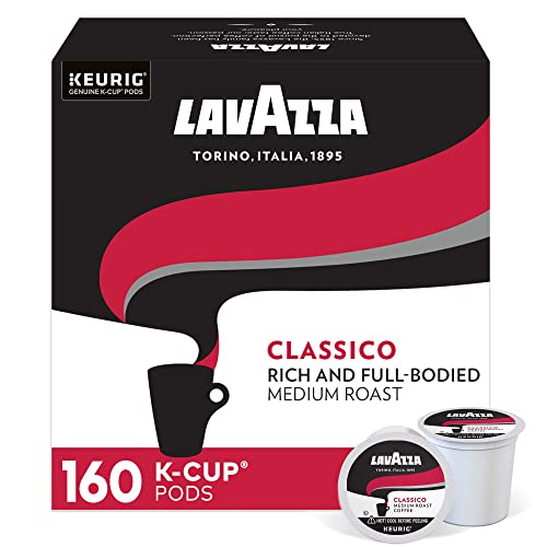 Lavazza Espresso, Single-Serve Keurig K-Cup Pods, Medium Roast Coffee, 32-Count Box