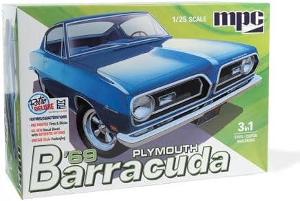 MPC 1969 Plymouth Barracuda 1:25 Scale Model KIt