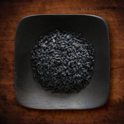 Frontier Co-op Sesame Seed, Black, Certified Organic, Kosher | 1 lb. Bulk Bag | Sesamum indicum