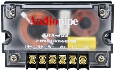 300 Watts 2 Way Crossover - (2 Pack) Passive Car Audio Speaker Tweeter Mids and Highs CRX-203