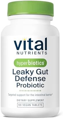 Hyperbiotics Vital Nutrients Leaky Gut Repair Supplement Probiotic | Science Backed Formula Strengthens Intestinal Barrier and Gut Health | Reduces