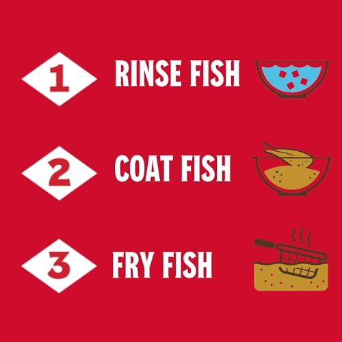 Louisiana Seasoned Fish Fry Seafood Breading Mix Half Gallon