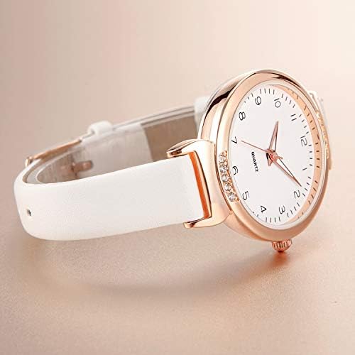 NUOVO Women's Silicone Sports Watch - Crystal Accented Leather Strap Analog Display