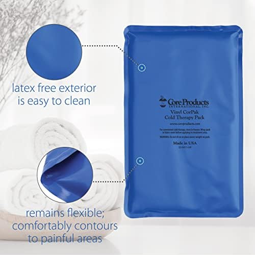 Core Products Flexible Vinyl Intense Cold Pack for Neck, Shoulders & Back - 11" X 15"