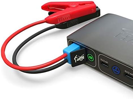 HALO Bolt Mini Jumper Cables, Easy-to-Use Replacement Cables for HALO Portable Jump Starters
