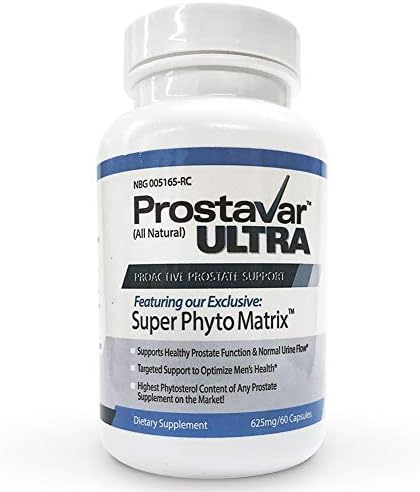 3 Bottle New Improve From Maker of Original Prostavar Ultra Prostate Support 600mg 90% Beta-Sitosterol & 320mg Saw Palmetto + Grape Seed Extract