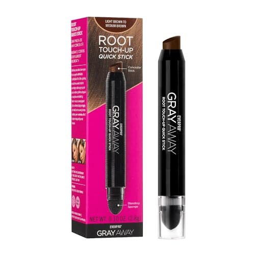 Gray Away Root Touch-Up Quick Stick, Light Brown, 0.1 oz
