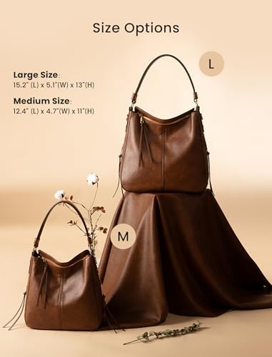 Hobo Crossbody Bag for Women, Designer Shoulder Purse Handbags