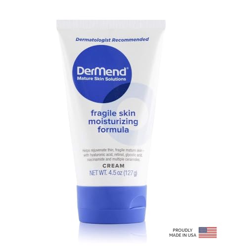 DerMend Fragile Skin Moisturizer 4.5 oz - Firms Aging Skin & Mature Skin | Specialized Formula to Restore & Rejuvenate Mature Skin