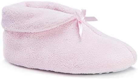 MUK LUKS Women's Terry Cuff Slipper Booties