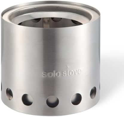 Solo Stove Lite & Pot 900 Set: Portable, Wood Burning Campstove + 900 ml Pot | Incl. Nylon Sack, For 1-2 People, 304 Stainless Steel