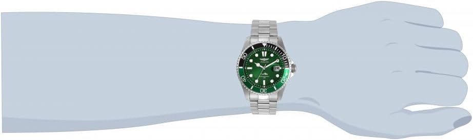 Invicta Pro Diver Men 43mm Stainless Steel Steel Green dial PC32 Quartz