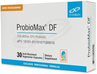 XYMOGEN ProbioMax Daily 100B - Probiotics for Digestive Health Support - Lactobacillus Acidophilus & Bifidobacterium Lactis HN019 - Vegetarian, Gluten-Free & Non-GMO - 30 Capsules