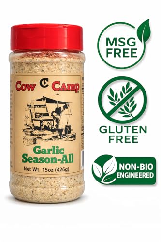 Cow Camp, Seasoning-Garlic, 15 Ounce