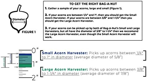 Bag-A-Nut 18" Push Acorn Harvester (Large - for Acorns 3/8" and Larger)