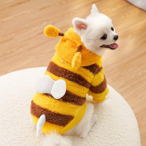 ANIAC Dog Hoodies Sweatshirt with Bunny Ears Spring Puppy Clothes for Small Dog Girl Boy Soft Doggy Sweater Cat Apparel Pet Clothing for Kitten