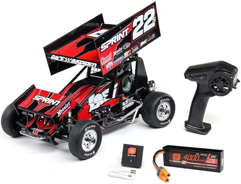 Losi 22S Sprint RTR with Battery and Charger Red 1/10 2 Wheel Drive LOS-2359