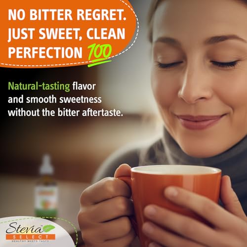 Stevia Select Organic Stevia Powder 1.25oz - Sugar Free Plant Based Pure Stevia Sweetener Stevia Extract Keto Sugar Substitute No Additives Zero Calorie