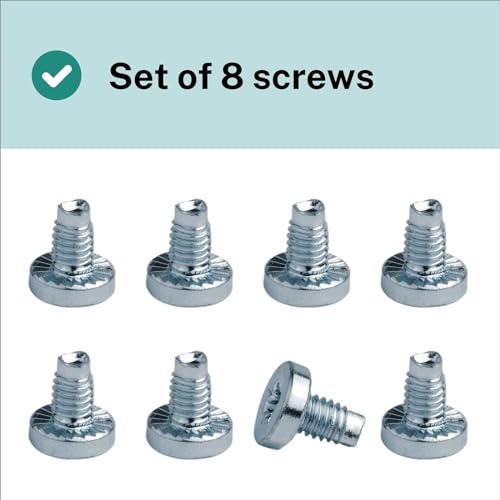 Screws 117327 Suitable as a Replacement Part for IKEA Malm Hemnes Brimnes Beds | Hemnes Brimnes Beds M4 Self-Tapping Struts Replacement Screws (Pack
