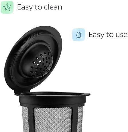 4 Reusable K Cups for Keurig Coffee Makers - BPA Free Universal Fit Purple Refillable Kcups Coffee Filters for 1.0 and 2.0 Keurig Brewers