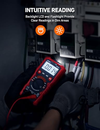 AstroAI Digital Multimeter, TRMS 4000 Counts, Auto-Ranging, Battery Test