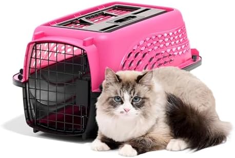 Petmate 2-Door Dog, Puppies & Cat Kennel, 19", White | Top & Front Loading, Made in USA, Extra Small