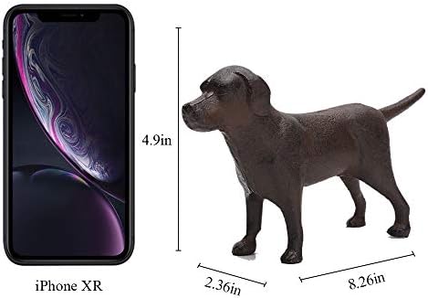 BRASSTAR Cast Iron Labrador Dog Statue Indoor Outdoor Decor