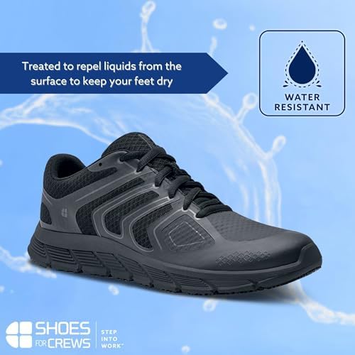 Shoes For Crews Stride Men's Work Sneaker, Non-Slip, Comfortable
