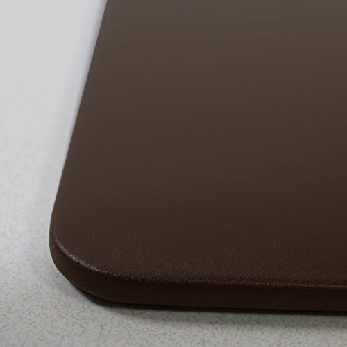 Dacasso Chocolate Brown Leatherette Conference Table Pad, 17 by 14-Inch