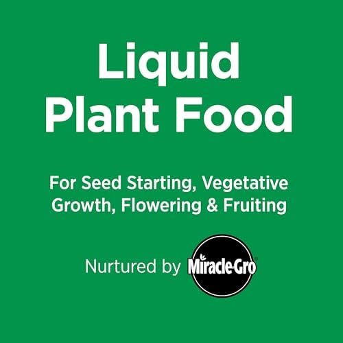 Miracle-Gro AeroGarden Liquid Plant Food 4-3-6, 3 fl. oz. | For Use in AeroGarden Indoor Hydroponic Gardens, Feeds All Types of Plants