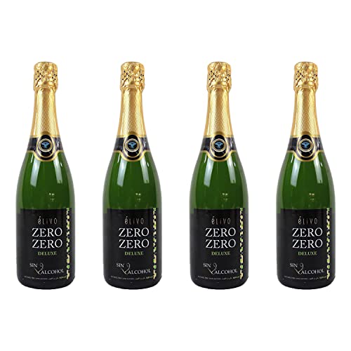 Élivo Zero Zero Deluxe Red Dealcoholized 0.0% Non-Alcoholic Red Wine From Spain 750ml, Low Sugar, Low Calories (1 Bottle)
