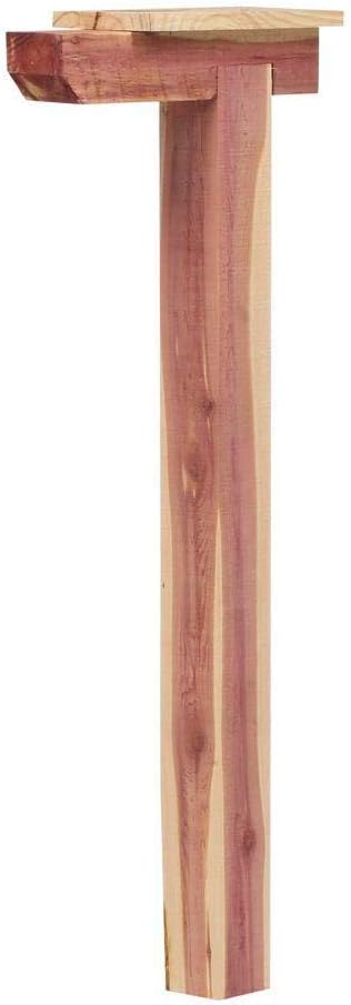 Gibraltar Mailboxes Cedar Drive-In Aromatic Cedar Wood, Mailbox Post, DPK00000