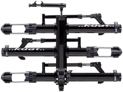 Kuat NV Add-On 2.0-2" - +2-Bike Rack, Black Metallic (NA22B) | Increases 2" NV 2.0 to a 4-Bike Hitch Rack, Rugged All-Metal Construction, E-Bike Compatible, Easy Installation