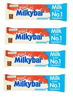 Original Milky Bar White Chocolate Pack imported from the UK, England Milkybar White Chocolate Pack British White Chocolate