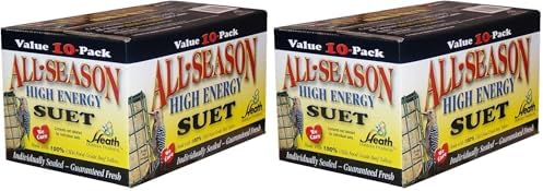 Heath Outdoor Products birds DD4-10 All Season High Energy Suet Cake, Case Of 10