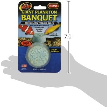 Zoo Med Laboratories AZMBB6 Plankton Banquet Block Feeder Giant, 2 Count
