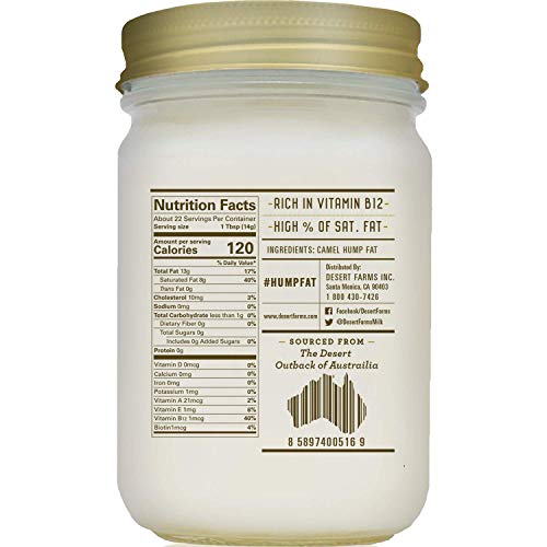 Desert Farms - Real Organic Cooking Camel Hump Fat - Halal