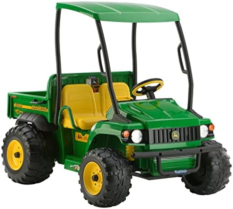 Peg Perego John Deere Gator HPX Rear Wheels Black Unfinished (3 x 3. inches /1 x 0 mm